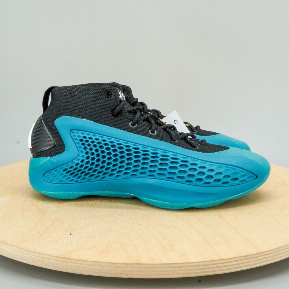 Mens 5.5 /‎ Womens 6.5 - Adidas AE 1 Shoes New Wave Blue Basketball Edwards